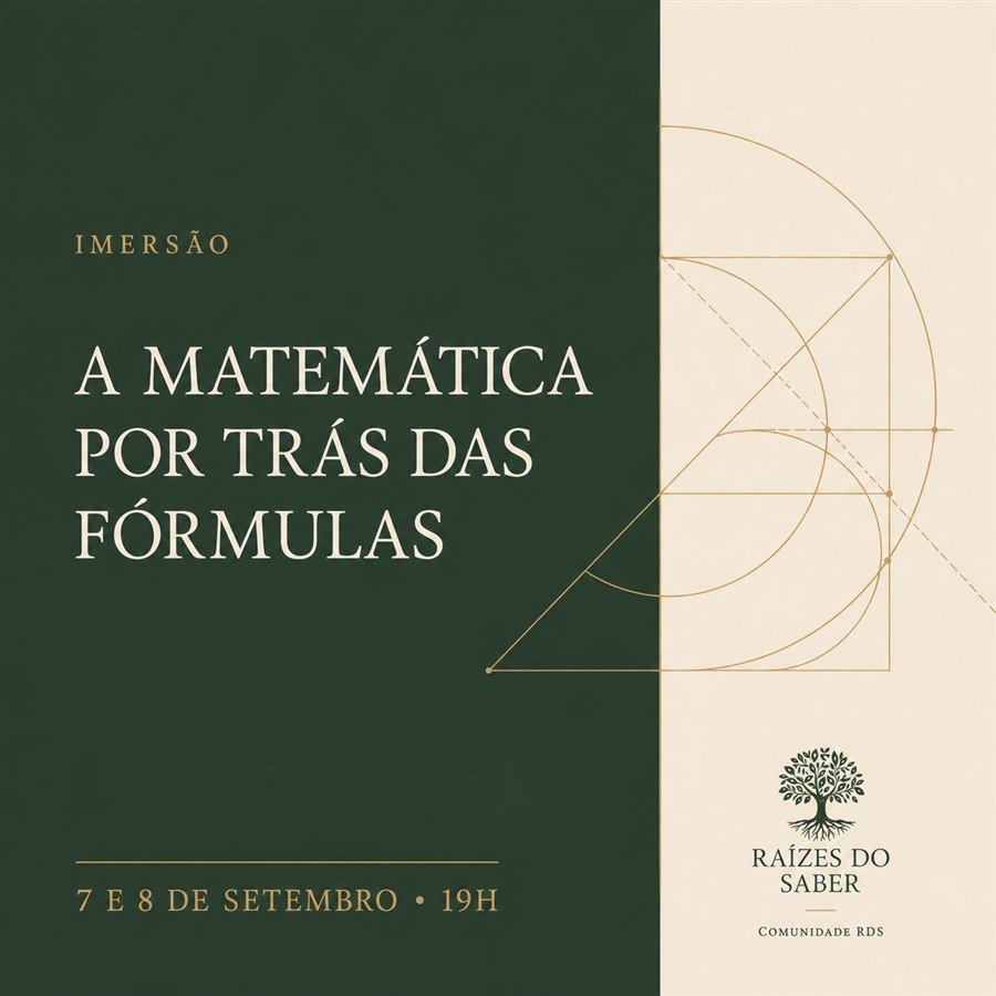 Capa da Imersão A Matemática por Trás das Fórmulas